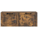 Væghængt TV-skab Røget eg 78,5 x 31 x 30 cm Konstrueret træ