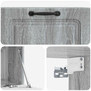 Væghængt TV-skab Vægmonteret Grå sonoma-eg 78,5 x 31 x 30 cm