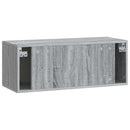 Væghængt TV-skab Vægmonteret Grå sonoma-eg 78,5 x 31 x 30 cm