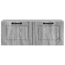 Væghængt TV-skab Vægmonteret Grå sonoma-eg 78,5 x 31 x 30 cm