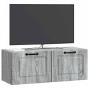 Væghængt TV-skab Vægmonteret Grå sonoma-eg 78,5 x 31 x 30 cm