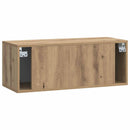 Væghængt TV-skab Artisan-eg 78,5 x 31 x 30 cm Konstrueret træ