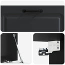 Væghængt TV-skab Sort 98 x 31 x 30 cm Konstrueret træ