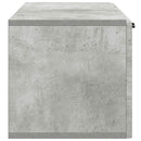 Væghængt TV-skab Betongrå 98 x 31 x 30 cm Konstrueret træ