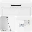 Væghængt TV-skab Hvid højglans 98 x 31 x 30 cm Konstrueret træ
