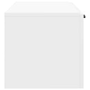 Væghængt TV-skab Hvid højglans 98 x 31 x 30 cm Konstrueret træ