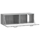 Væghængt TV-skab Grå sonoma-eg 98 x 31 x 30 cm Konstrueret træ