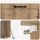 Væghængt TV-skab Artisan-eg 98 x 31 x 30 cm Konstrueret træ