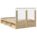 Sengestel med hovedgærde Sonoma 120 x 190 cm Massiv fyrretræ