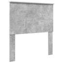 Opbevaringsseng Beton Grå 75 x 190 cm Konstrueret træ