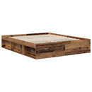 Sengestel Gammelt træ 160 x 200 cm Massiv fyrretræ