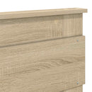 Sengestel med hovedgærde Sonoma eg 150 x 200 cm Massiv fyrretræ