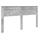 Sengestel med skuffe Beton Grå 200 x 200 cm Ingeniørtræ