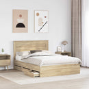 Sengestel med skuffe Sonoma eg 160 x 200 cm Ingeniørtræ