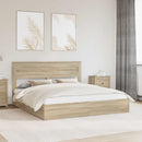 Opbevaringsseng Sonoma eg 180 x 200 cm Konstrueret træ