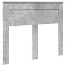 Opbevaringsseng Beton Grå 135 x 190 cm Konstrueret træ
