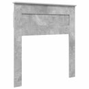 Opbevaringsseng Beton Grå 75 x 190 cm Konstrueret træ