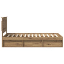 Sengestel med hovedgærde Artisan eg 75 x 190 cm Massiv fyrretræ