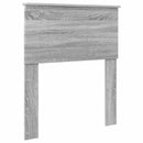 Sengestel med skuffe Grå Sonoma 75 x 190 cm Ingeniørtræ