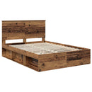 Sengestel Gammelt træ 140 x 190 cm Massiv fyrretræ