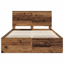 Sengestel Gammelt træ 140 x 190 cm Massiv fyrretræ