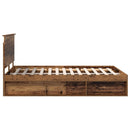 Sengestel Gammelt træ 140 x 190 cm Massiv fyrretræ