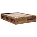 Sengestel Gammelt træ 135 x 190 cm Massiv fyrretræ