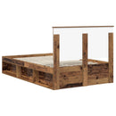 Sengestel Gammelt træ 120 x 200 cm Massiv fyrretræ