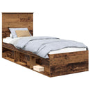 Sengestel Gammelt træ 75 x 190 cm Massiv fyrretræ