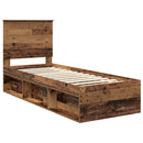 Sengestel Gammelt træ 75 x 190 cm Massiv fyrretræ