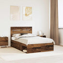 Sengestel Gammelt træ 120 x 190 cm Massiv fyrretræ