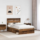 Sengestel Gammelt træ 120 x 190 cm Massiv fyrretræ