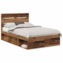Sengestel Gammelt træ 120 x 190 cm Massiv fyrretræ