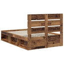 Sengestel Gammelt træ 120 x 190 cm Massiv fyrretræ