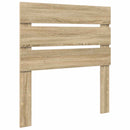 Sengestel med hovedgærde Sonoma eg 75 x 190 cm Massiv fyrretræ