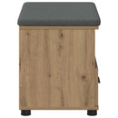 Hallbænk Artisan Eg 60 x 38 x 46 cm Kunstigt træ og stof