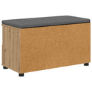 Hallbænk Artisan Eg 80 x 38 x 46 cm Kunstigt træ og stof