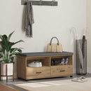 Hallbænk Artisan Eg 100 x 38 x 46 cm Kunstigt træ og stof
