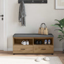 Hallbænk Artisan Eg 100 x 38 x 46 cm Kunstigt træ og stof