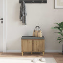 Hallbænk Artisan Eg 60 x 38 x 46 cm Kunstigt træ og stof