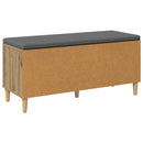 Hallbænk Artisan Eg 100 x 38 x 46 cm Kunstigt træ og stof