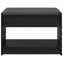 Hallbænk Sort Eg 63 x 38 x 45 cm Kunstigt træ og stof