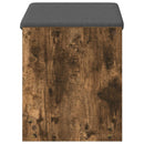 Hallbænk Røget Eg 63 x 38 x 45 cm Kunstigt træ og stof