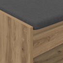 Hallbænk Artisan Eg 83 x 38 x 45 cm Kunstigt træ og stof