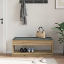 Hallbænk Artisan Eg 103 x 38 x 45 cm Kunstigt træ og stof