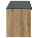 Hallbænk Artisan Eg 103 x 38 x 45 cm Kunstigt træ og stof