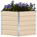 Plantekasse Elfenben 129 x 129 x 75 cm Stål