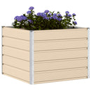 Plantekasse Elfenben 100 x 100 x 75 cm Stål