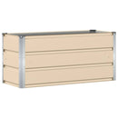 Plantekasse Elfenben 100 x 40 x 45 cm Stål