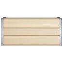 Plantekasse Elfenben 100 x 40 x 45 cm Stål